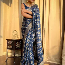 bigben textile Woven Design Zari Banarasi Saree-picture-38