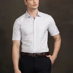 Turtle Men Standard Slim Fit Checked Formal Shirt-picture-38