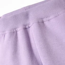 Little Kangaroos Fleece & Wollen Knit Full Length Cut & Sew Solid Coloured Bottom Wear - Mauve image 3