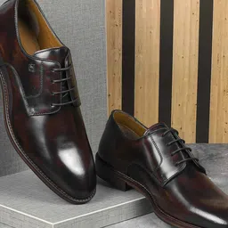 J.FONTINI Men Leather Formal Derbys Shoes-image-32