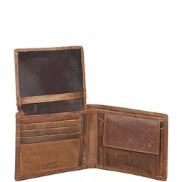 Sassora Men Printed Embellished Leather Two Fold Wallet image 5