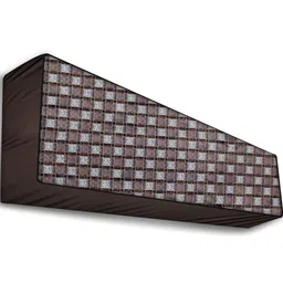 The Furnishing Tree Coffee Brown Printed Air Conditioner Cover image 2