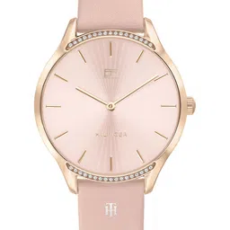 Tommy Hilfiger Women Pink Analogue Leather Watch TH1782215-picture-1