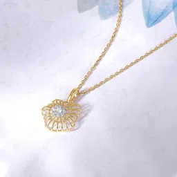 Mia By Tanishq Women 14Kt Gold Pendant With 0.06 Carat Natural Diamond - 0.765 g-picture-42