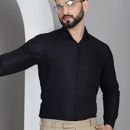 Indian Needle Pack Of 2 Classic Spread Collar Formal Shirts image 3