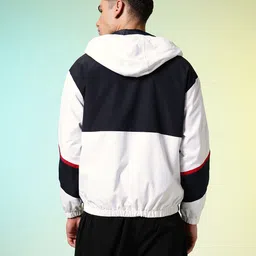 HRX by Hrithik Roshan Relaxed Fit Colourblocked Hooded Sporty Jacket image 2