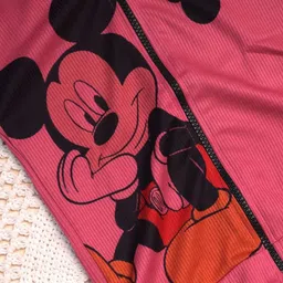 BLOOD PANTHER Boys Mickey Mouse Printed Hooded Sweatshirt With Shorts image 3