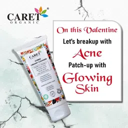CARET ORGANIC Set Of 2 Hybrid Creamy Cleanser & Almond Honey Lotion - 100 ml Each image 3