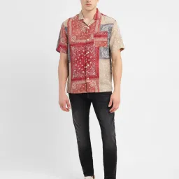 levi's Men's Paisley Regular Fit Linen Shirt-picture-15