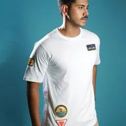 Ascend 47 Indian Naval Aviation: Anti-Submarine Warfare White Oversized T-Shirt image 5