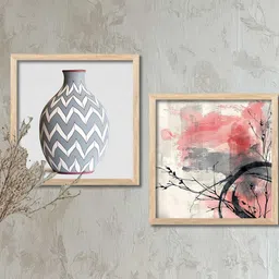 WALLLANE Set of 2 Modern Wood Wall Art image 4