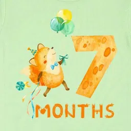 Arvesa 7 Month Printed Bodysuit image 3