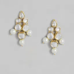 Peora Gold-Plated Kundan-Studded Jewellery Set image 4