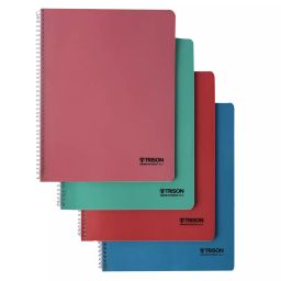 Trison 21 x 30 cm Size 150 Pages Assorted Spiral Square Notebook No.6, TRI-SPNB-06S-picture-8