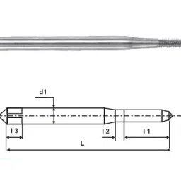 MIRANDA TOOLS Spiral Point Hand Tap (Size 2.6 x 0.45 mm), 260453A-picture-14