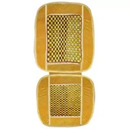 Auto Pearl Polyester, Cotton Vehicle Seating Pad For Honda Amaze Beige image 2