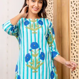 ME & MY Printed Round Neck Top & Palazzos Co-Ords image 2