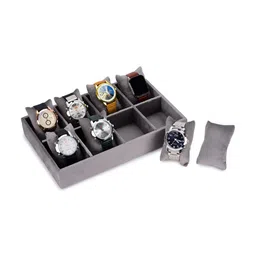 Alpna Unisex Textured 8 Slot Soft & Durable Watch Organiser image 4