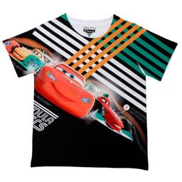 Disney by Wear Your Mind Boys Black Printed Round Neck T-Shirt-picture-42