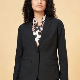 Annabelle by Pantaloons Slim-Fit Single-Breasted Blazer image 1
