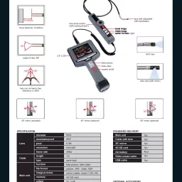 Insize ISV-VP60 Videoscope Diameter 6mm, Pixel 0.3M image 2