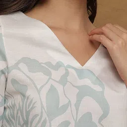 Anouk Rustic Women Ethnic Motifs Printed V-Neck Kurti image 2