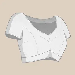 Anouk Floral Organza Saree image 3