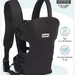 Babyhug Elegant Lightweight & Adjustable 3 in 1 Baby Carrier - Black-picture-20