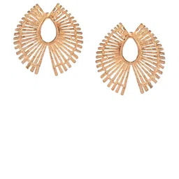 StyleCast Rose Gold-Plated Contemporary Studs image 3