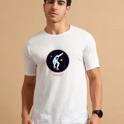 Enciger Men Printed Raw Edge T-shirt-picture-19