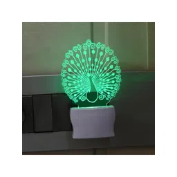 1ST TIME White & Transparent 3D Illusion LED Plug Night Lamps-picture-36