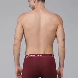 MACHO Men Pack Of 2 Short Outer Elastic Trunks image 5