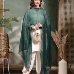 Clora Creation Chiffon Dupatta With Gotta Patti image 4