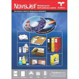 NOVAJET Multipurpose Label 100 Sheets (Single Labels Per A4 Sheet) for Inkjet/Laser Printer image 4