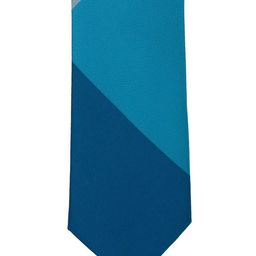 The Tie Hub Blue Colourblocked Broad Tie-picture-18