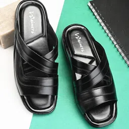 WAINERS Men Leather Slip-On Comfort Sandals-picture-17