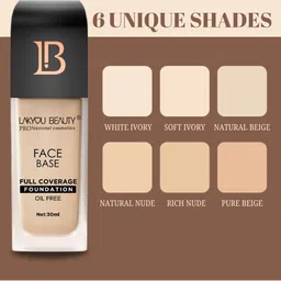 LAKYOU BEAUTY Face Base Foundation With Hyaluronic Acid - 30 ml - Pure Beige 06 image 5