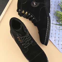 Killer Men Round Toe Laced Up Boots-picture-16