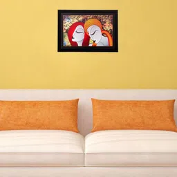 eCraftIndia Multicoloured Radha Krishna UV Wall Art-picture-21