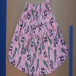 NewLadiesZone Girls Pack Of 3 Printed Pure Cotton Maxi Flared Skirts image 2