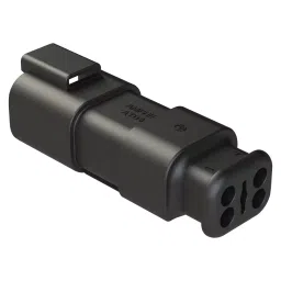 AMPHENOL SINE/TUCHEL AUTOMOTIVE HOUSING, RCPT, 4POS, 13A, AT04-4P-SR01BLK-picture-47
