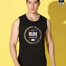 WOOSTRO Men Pack Of 2 Typography Printed Scoop Neck Cotton Slim Fit T-shirts-picture-29