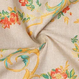 LIVSPACE Multicoloured & Cream-Coloured Floral AC Room 110 GSM Dohar image 4