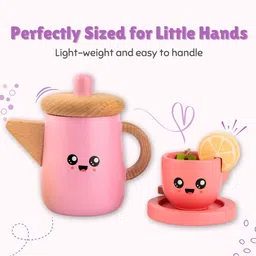 Cots and Cuddles Wooden Tea Party Set for Kids image 2