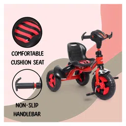 FunRide Kids Tricycle PantherPlug and Play Baby Trike with Music and Lights - Red image 4