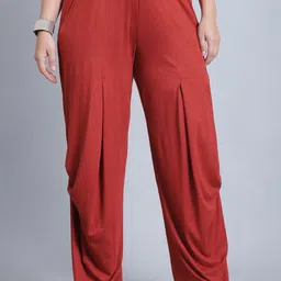 Baawri Women Pleated Trousers-image-71