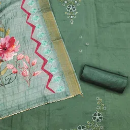 Lilots Unstitched Dress Material image 4