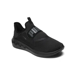Puma Unisex Black Softride Carson Hands-free Sliptech Walking Shoes image 2