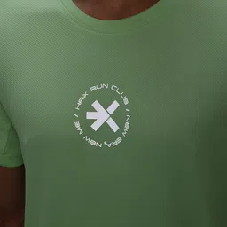 HRX by Hrithik Roshan Brand Logo Print Running T-shirt image 4