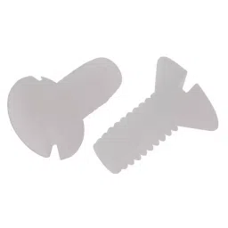 RS PRO Slot Countersunk Nylon Machine Screw DIN 963 M2.5x6 mm, 2326901 (Bag of 100 pcs)-picture-30